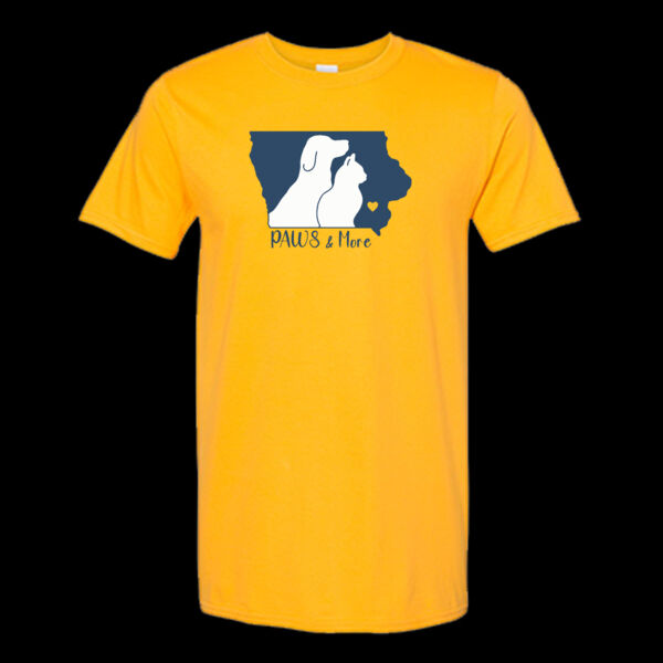 Paws & More Color Design - Adult Softstyle® T-Shirt  Thumbnail