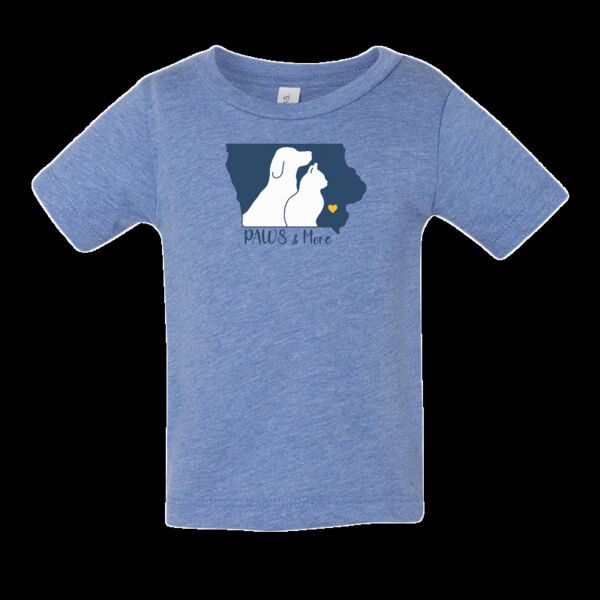 Paws & More Color Design  - Softstyle® T-Shirt - Infant Triblend Tee Thumbnail