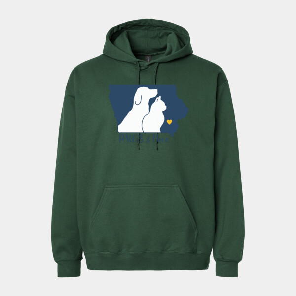 Paws & More Color Design -  Adult Softstyle® Midweight Hooded Sweatshirt Thumbnail