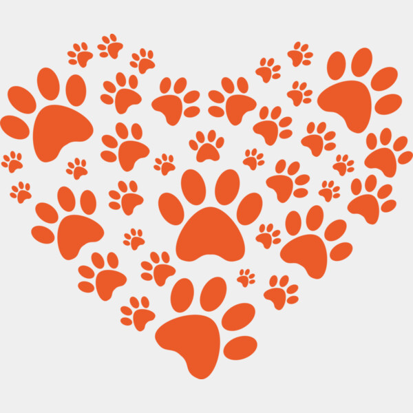 Paw Print Heart Thumbnail
