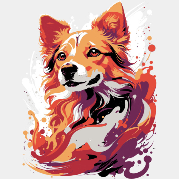 Colorful Corgi  Thumbnail