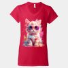 Softstyle® Women’s V-Neck T-Shirt Thumbnail