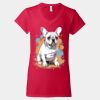 Softstyle® Women’s V-Neck T-Shirt Thumbnail