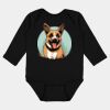 Infant Fine Jersey Long Sleeve Bodysuit Thumbnail