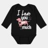 Infant Fine Jersey Long Sleeve Bodysuit Thumbnail