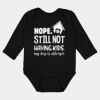 Infant Fine Jersey Long Sleeve Bodysuit Thumbnail